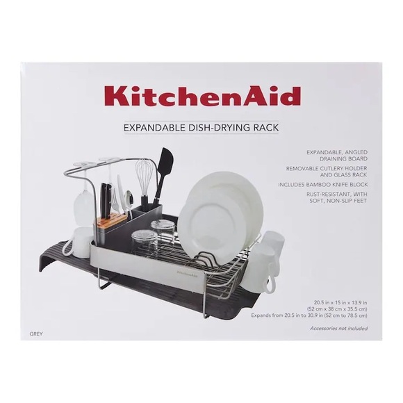 KitchenAid Expandable Dish-Drying Rack - Picture 4 of 4